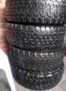 265/65R18 BF GOODRICH A/T TYRES FOR SALE