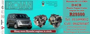 Hyundai H1 2.6 D4CB engine for sale