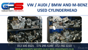 VW / AUDI / BMW AND M/BENZ USED CYLINDERHEAD FOR SALE