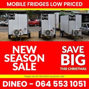 MOBILE TRAILERS,FREEZERS,COLD ROOMS,CHILLERS,FRIDGES FOR SALE